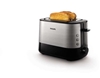 Изображение Philips Viva Collection Toaster HD2637/90 Extra wide 2 slots toaster Built in bun warmer Black