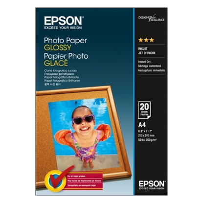 Изображение Epson Photo Paper Glossy A 4 20 Sheets 200 g