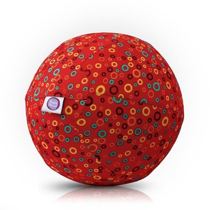 Изображение Akcija! Bubabloon lateksa balons ar auduma pārvalku, Circles Red
