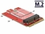 Attēls no Delock Adapter Mini PCIe > M.2 Key E slot