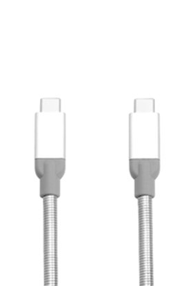Picture of Verbatim USB-C to USB-C Stainless Steel Sync & Charge Cable USB 3.1 GEN 2 30cm