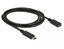 Attēls no Delock Extension cable SuperSpeed USB (USB 3.1 Gen 1) USB Type-C™ male > female 3 A 1.5 m black