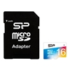 Picture of Silicon Power memory card microSDHC 16GB Elite Class 10 + adapter