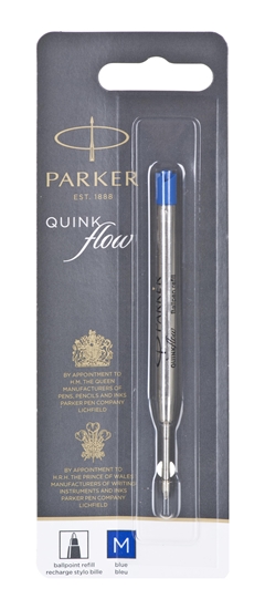 Изображение Parker Quinkflow Refill M blue Ballpoint Pen (Blister)