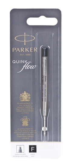 Изображение Parker Quinkflow Mine F black Ballpoint Pen (Blister)