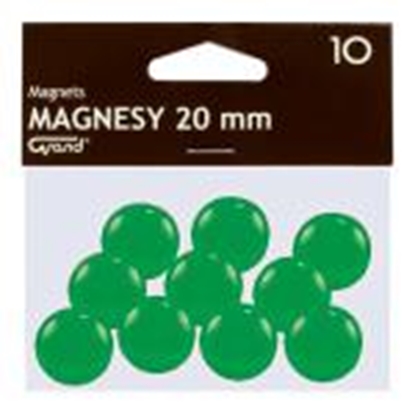 Изображение Magnēti 20 mm,  zaļa krāsa