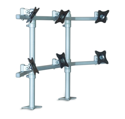 Attēls no Edbak SV17 monitor mount / stand 68.6 cm (27") Black Desk