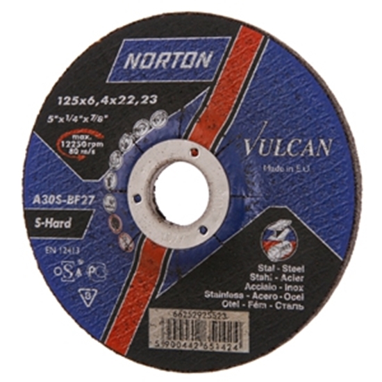 Picture of Abr.disks 125x6.4x22 metālam