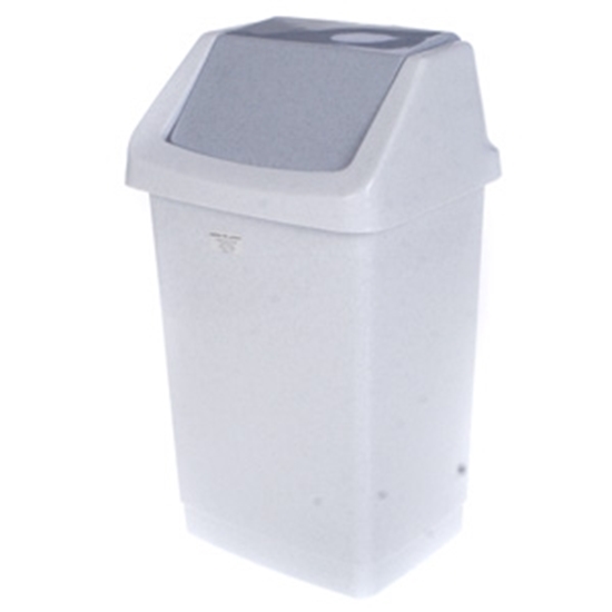 Picture of Atkritumu tvertne Curver Click 9L marmora