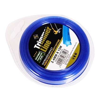 Attēls no Aukla trimmerim Zvaigznīte 2.4mm 15m