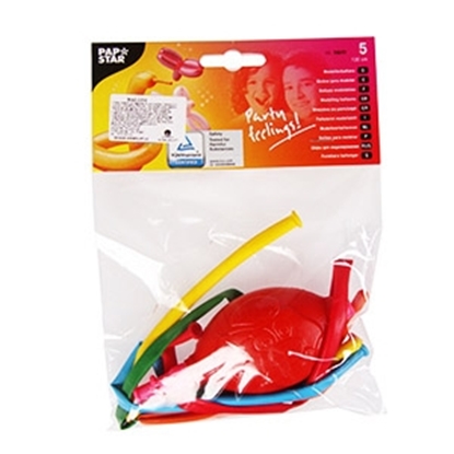 Picture of Baloni modelējamie ar pumpi 5gab.