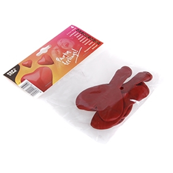 Изображение Baloni Popstar Sirds d19cm 4gab.