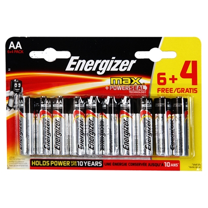 Изображение Bar.el. Energizer AA Max 6+4gab