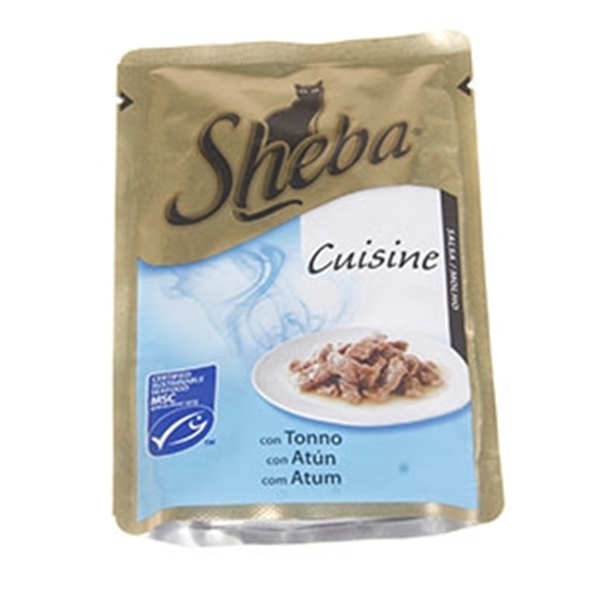 Picture of Barība kaķiem Sheba Cuinine ar tunci 85g