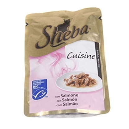 Изображение Barība kaķiem Sheba Cuisine ar lasi mērcē 85g
