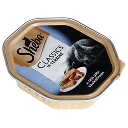 Изображение Barība kaķiem Sheba Tray ar teļa gaļu 85g