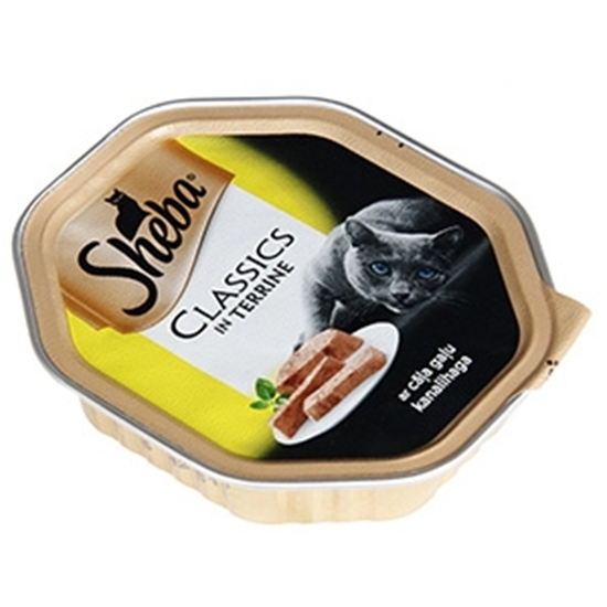 Изображение Konservi kaķiem Sheba tray ar vistas gaļu 85g