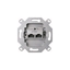 Picture of Data rozete Merten 2xRJ45 CAT6