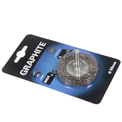 Изображение Diskv.birste D50mm tērauda, gofr.ar turēt.