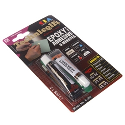 Изображение Epoksīda līme 5 minūtes 2*5ml