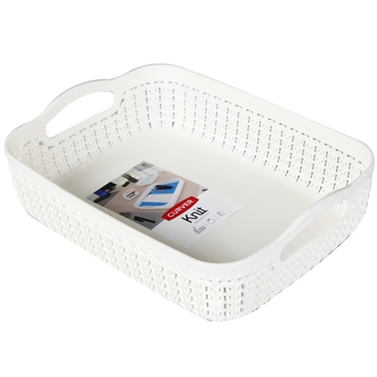 Picture of Groziņš Curver Knit A5 26x20x7cm balts