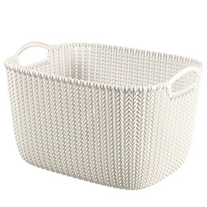 Picture of Grozs Knit L taisnstūr.19l balts