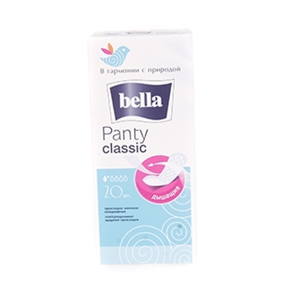 Picture of Hig.ieliktnīši Bella Panty Classic White 20gab.