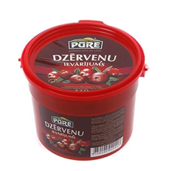 Picture of Ievārījums Pūre dzērveņu 410g