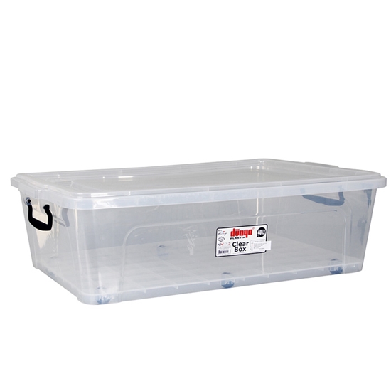 Picture of Kaste ar vāku 68x47xh21cm uz riteņiem