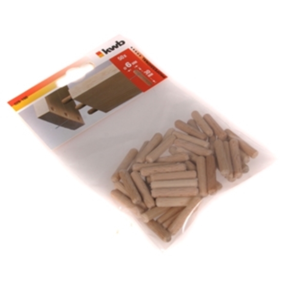 Picture of Koka dībeļi 50gab. 6mm