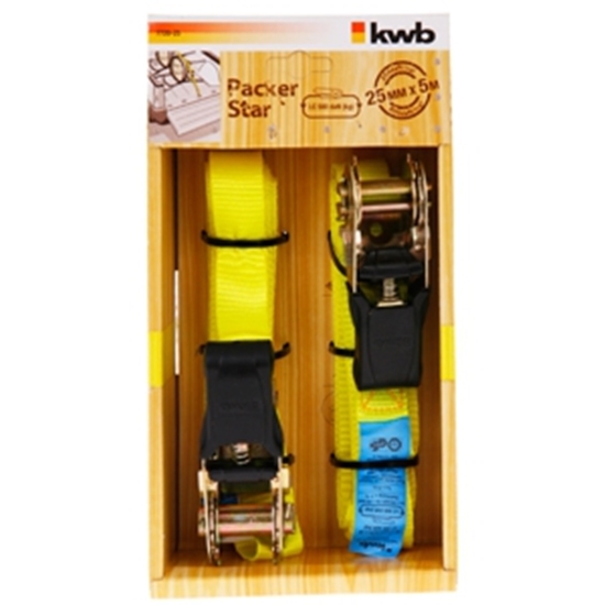 Picture of Kravas siksna ar savilcēju 5mx25mm 2gab.