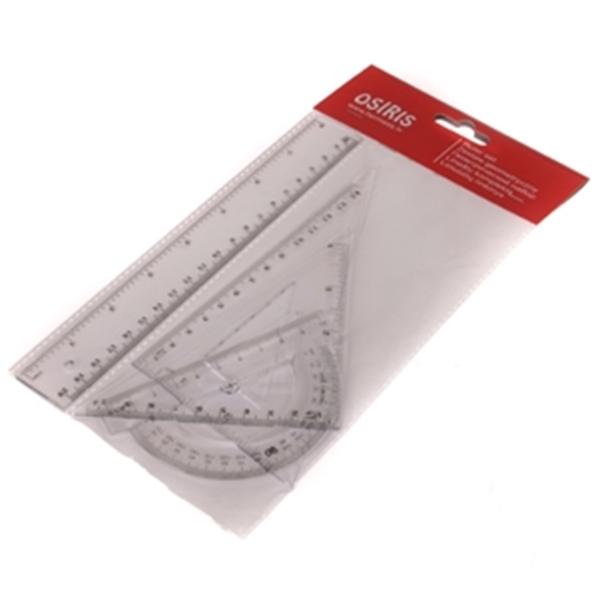 Picture of Lineālu komplekts 20cm