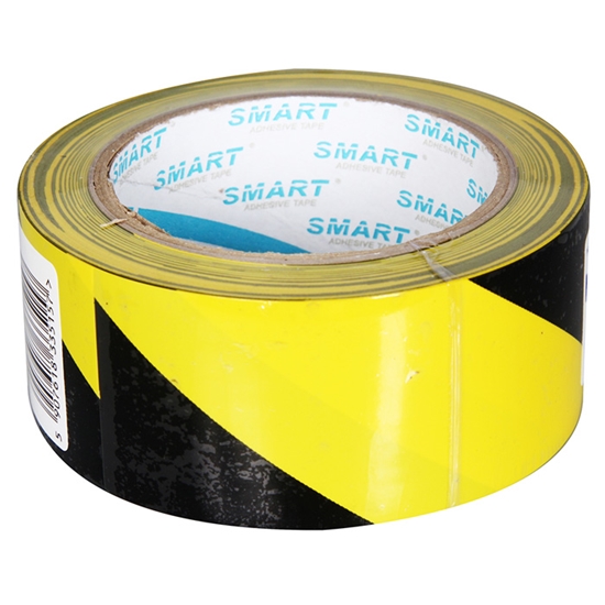 Изображение Līmlenta norobežojošā dzeltena/melna 48mmx25m