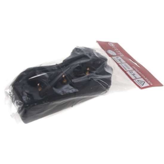 Изображение Pagarinātājs 3-vietīgs a/z 1.5M melns /50