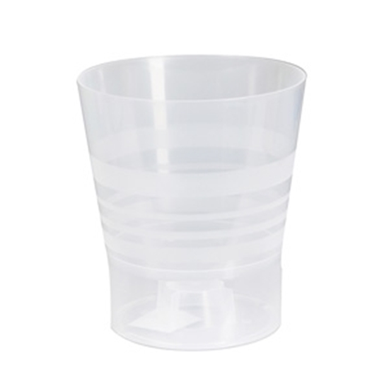 Picture of Puķu pods Orchid 15cm caurspīd.balts