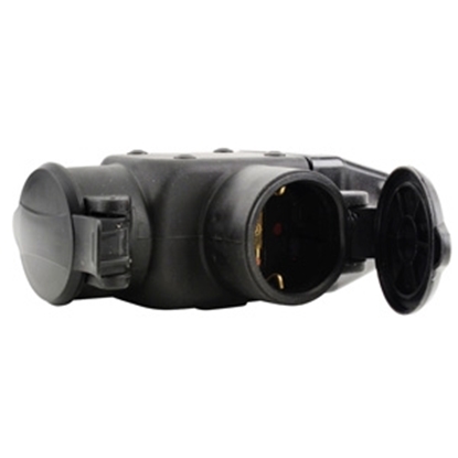 Picture of Sadalītājs 3-viet. gumijas melns