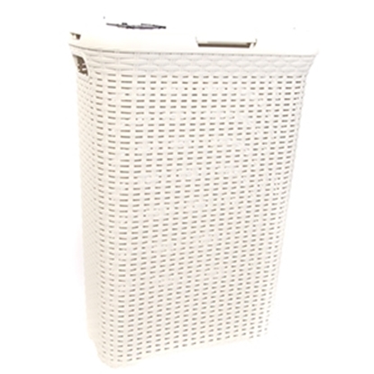 Picture of Veļas grozs Style Rattan 40l krēmkrāsas 45x27x62cm
