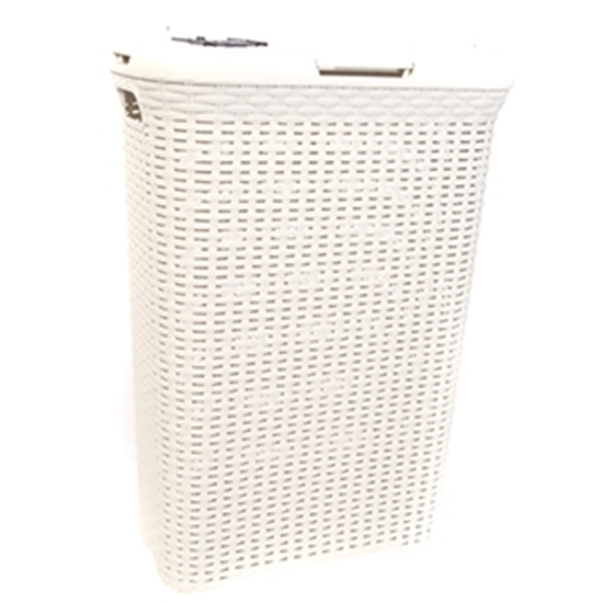 Picture of Veļas grozs Style Rattan 40l krēmkrāsas 45x27x62cm