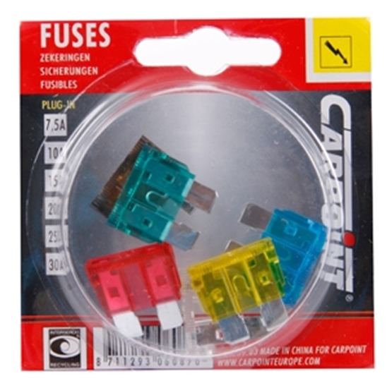 Picture of Drošinātāji plak.blist. 6gab