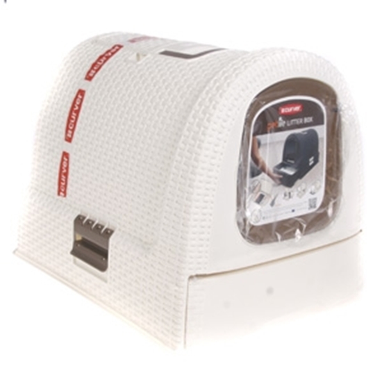 Picture of Kaķu tualete Curver ar filtru 51x38.5x40cm bēša