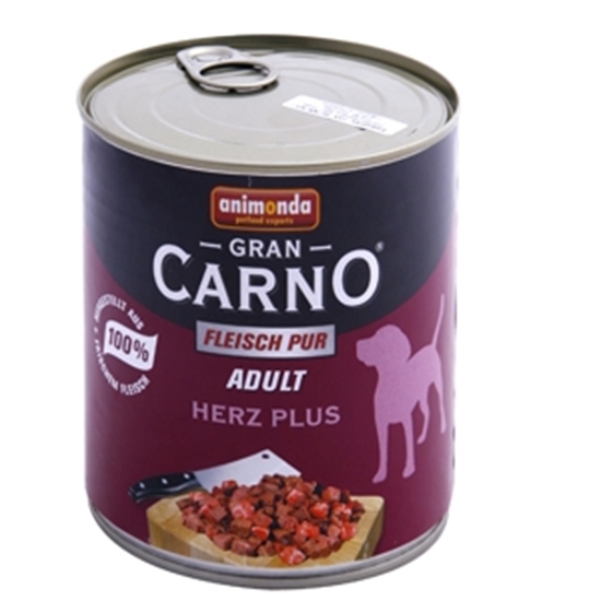 Изображение Konservi suņiem GranCarno liell.+sirds 800g