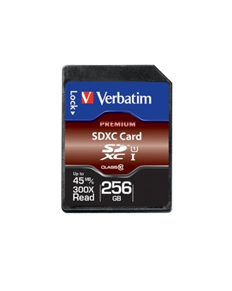 Picture of Verbatim SDXC Card 256GB Class 10