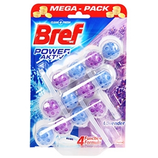 Picture of WC tīr līdz.-atsv.Bref Power Aktiv Lavander 3*50g