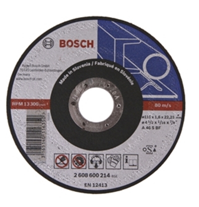 Изображение Abr.disks Bosch 115*22*1.6mm metālam