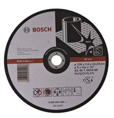 Изображение Abr.disks Bosch 230*22*2mm metālam