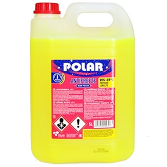 Изображение Antifrīzs Polar Long Life 5l, dzeltens