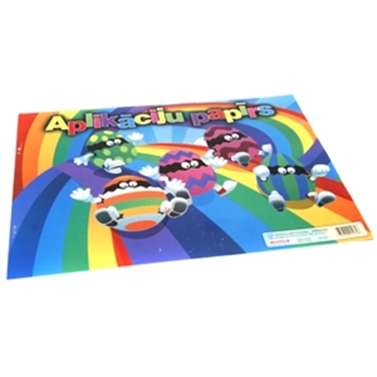 Picture of Aplikāciju papīrs divpusīgs A3 8 krāsas