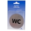 Picture of Apzīmējums durvīm WC, metāla