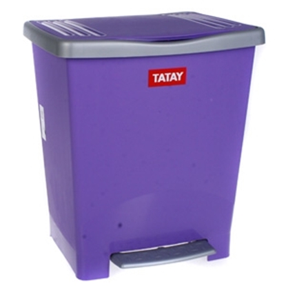 Изображение Atkritumu tvertne Tatay ar pedāli 25l violeta