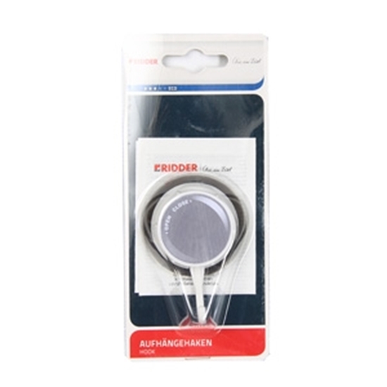 Изображение Āķis balts,55x75x23 mm,plastm.ar piesūc.